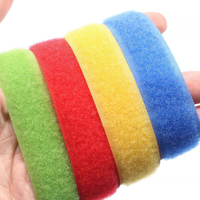 Anti Loss P Shaped Wire Management Tape Nylon Color Heat Resistant And Self Adhesive