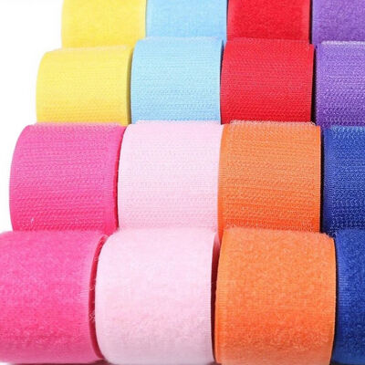 25m Sewable Hook And Loop Heat Resistance Customizable For Clothes And Shoes