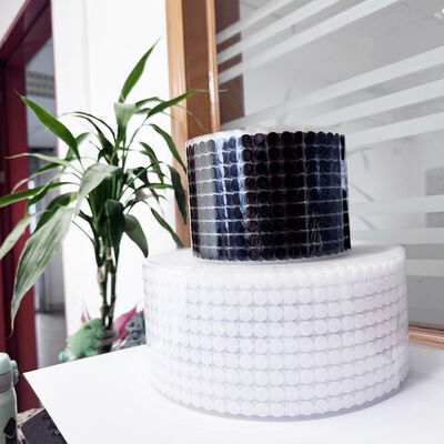 Black And White Adhesive Hook And Loop Sustainable 10mm 15mm 20mm Hook And Loop Tape