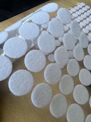 Toy Quiet Book Hook And Loop Dot 15mm Pressure Sensitive Damage Free Thin And Aesthetic