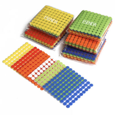 Round Adhesive Hook And Loop Dot 100 Pairs Eco Friendly Convenient Lightweight