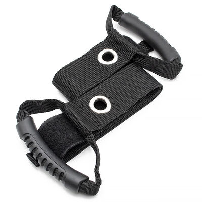 Hand Held Heavy Object Cable Management Straps With Holes Nylon Impact Resistance
