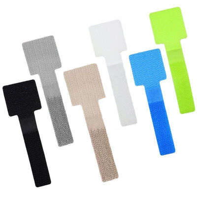 Colorful Hook And Loop Cable Ties Snap On High Tensile And Shear Strength For Computer