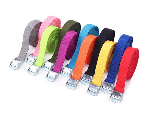 2.5cm Elastic Hook And Loo Metal Buckle Polyester Heavy Duty Elastic Loop Fastener