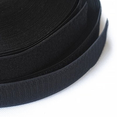 Black And White Sewing Hook And Loop Glue Free Sew On Hook And Loop For Clothing Luggage