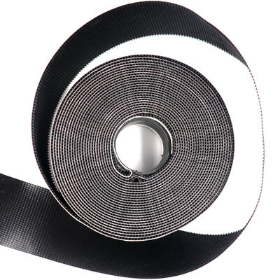 Black And White Molded Hook And Loop Non Pilling Hook And Loop Fastener Convenient