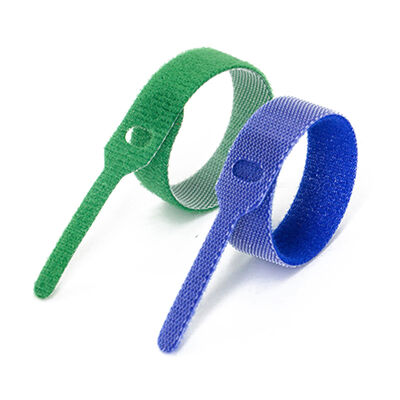 Needle Shaped Back To Back Hook And Loop Customized Cable Organizer Tape Single Sided