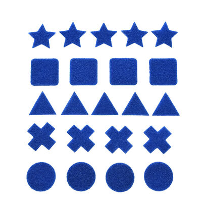 Customised Hook And Loop Stickers Irregular Shaped For Kindergarten Decoration