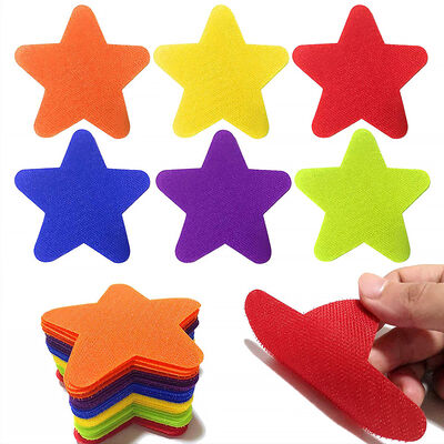 Customised Hook And Loop Stickers Irregular Shaped For Kindergarten Decoration