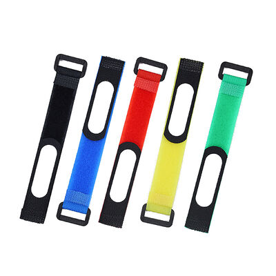 Colorful Hook And Loop Cable Tie Integrated Reverse Buckle Cable Management Tape