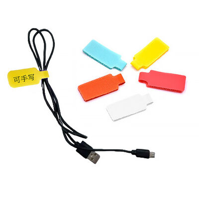 Colorful Hook And Loop Fastener Self Adhesive Writable Hook And Loop Cable Tie