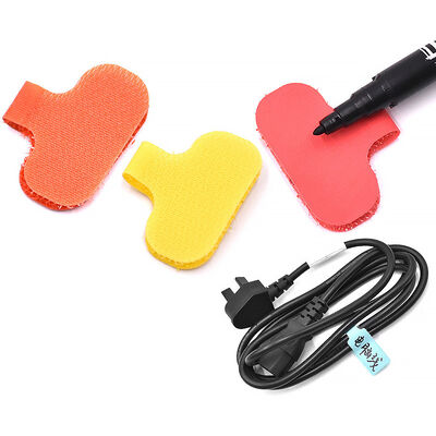 Colorful Hook And Loop Fastener Self Adhesive Writable Hook And Loop Cable Tie