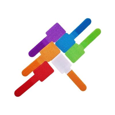 Snap On Hook And Loop Fastener 50mm For Desktop Power Cord And Data Cable