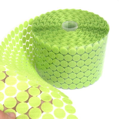 Colorful Circular Adhesive Hook And Loop Traceless Hook And Loop Tape For Quiet Books