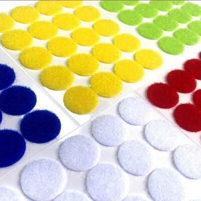 Round Adhesive Hook And Loop Dot 100 Pairs Eco Friendly Convenient Lightweight