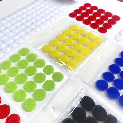 Round Adhesive Hook And Loop Dot 100 Pairs Eco Friendly Convenient Lightweight